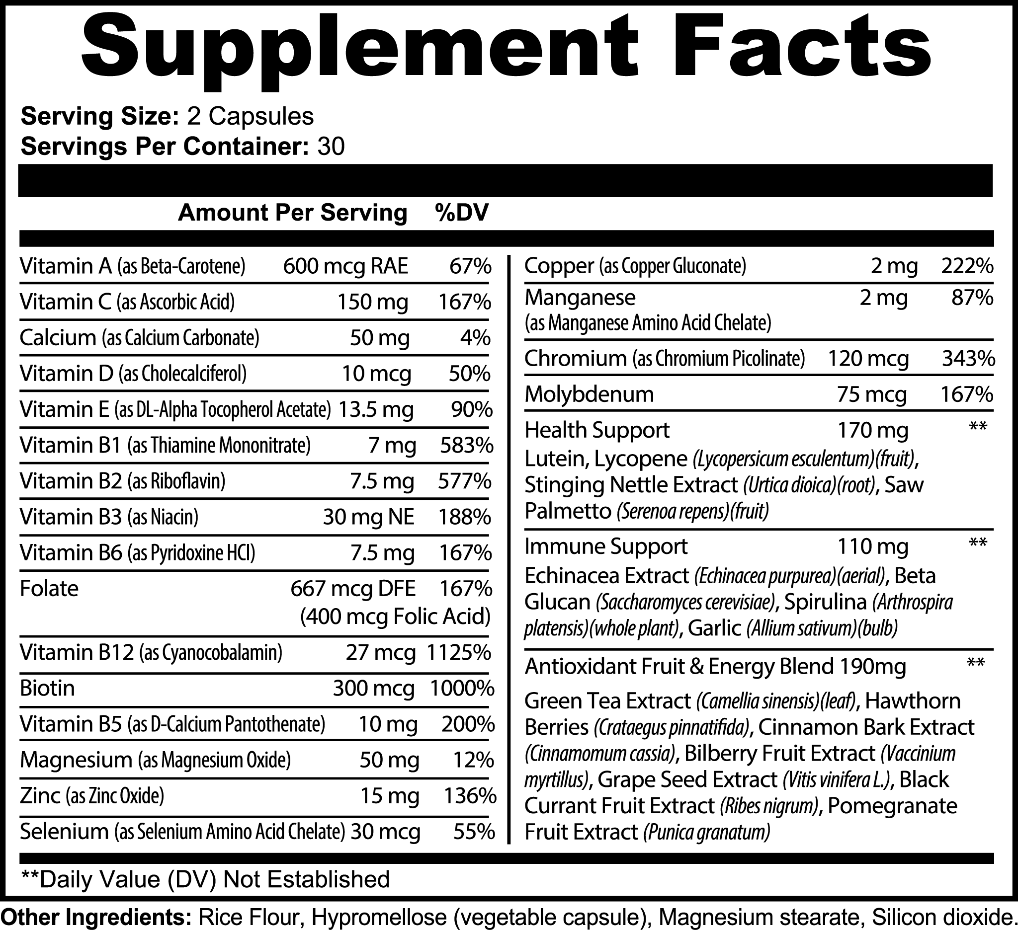 M1 Multivitamin