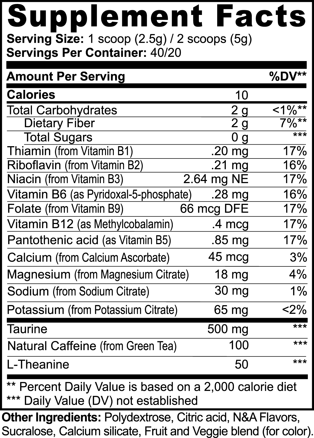 Hydralux Pre-workout